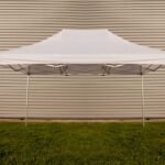 Barnum pliant aluminium 4,5 × 3 m – structure robuste & toile étanche