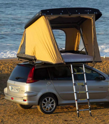 Tente de toit aluminium NaitUp Quatro – 3/4 personnes – Coque rigide – Made in France