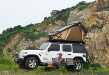 Tente de toit rigide Wild Land Bush Cruiser Pro 140 V2 – Aluminium – 2–3 personnes