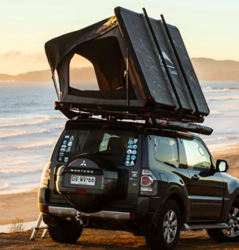 Tente de toit Wild Land Desert Cruiser Pro 120 – Aluminium rigide – 1-2 places