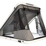 James Baroud Discovery M EVO Roof Top Tent – Coque fibre de verre, matelas haute densité inclus