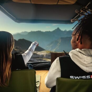 Swisskings Taiga Série Pro – Roof‑Top Tent 2 Personnes, Toile Respirante 10 000 mm & Échelle