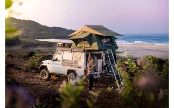 Gordigear Tanami Base – Rooftop Tent 140 cm avec Matelas Épais et Ventilation Naturelle