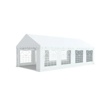 Tente / Chapiteau de réception 4×8 m – structure acier 50 mm & bâches PVC ignifugées M2